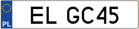 Truck License Plate